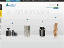 Tablet Screenshot of conkret.com